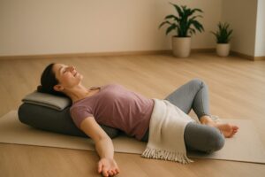 リストラティブヨガの写真