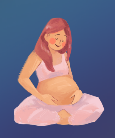 マタニティヨガの画像