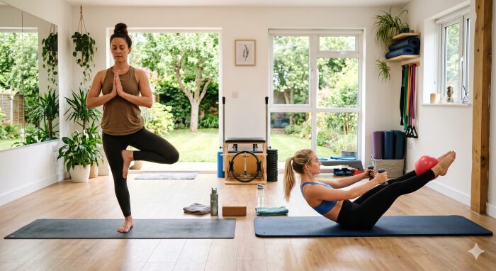 ヨガとピラティス